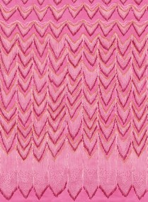 Rebel Walls Carta da parati panoramica Fringed Follies - Hot Pink