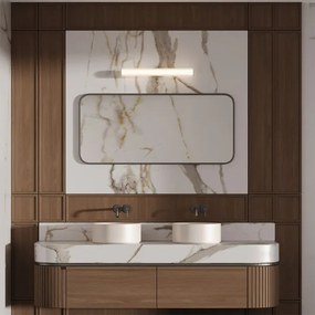 Illuminazione per specchio da bagno LINEA LED/8W/230V 3000/4000/6000K IP44 45 cm dorata