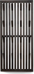 Pannello appendiabiti marrone scuro in rovere massiccio 46x100x8 cm Parco – Spinder Design