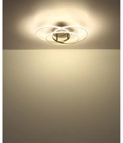 Globo 67355-40N - Plafoniera LED KOMBOS 40W/230V diametro 45,6 cm cromo opaco