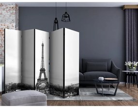 Paravento  Paris: black and white photography II [Room Dividers]  Colore ---, Dimensioni e Misure 225x172