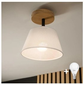 Brilagi - LED  Lampadario a plafone ANTHONY 1xE14/60W/230V quercia/bianco