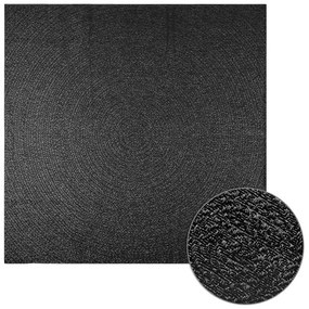 Tappeto Zızur Antracite 240x240 Cm Aspetto Iuta Interni Esterni /