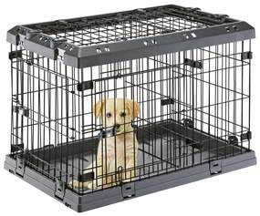 Ferplast gabbia per cani superior 75 77x51x55 cm nera