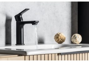 Sapho - Rubinetto del lavandino PAX 16,5 cm opaco nero