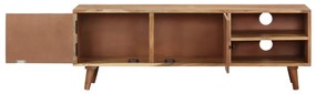 Mobile porta tv 115x30x39 cm in legno massello di acacia