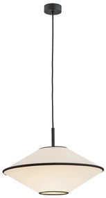 Argon 4282 - Lampadario sospeso TROY su cavo 1xE27/15W/230V beige