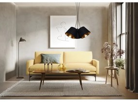 Lampadario su corda  ZOMA 3xE27/60W/260V nero/rame