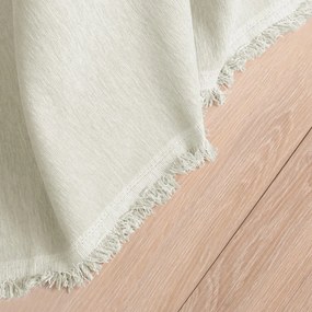 Copriletto color crema in ciniglia 220x240 cm Talo – Filumi