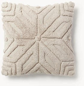 Copricuscino in cotone con motivo invernale Nira