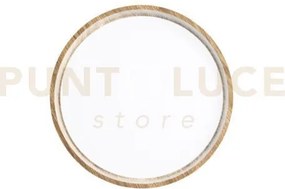 Plafoniera led madera effetto legno 22w 3520lm cct 3000k 4000k  650...