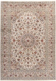 Kashan Tappeto 350 x 250 Beige (Iran) Annodato A Mano