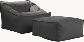 Poltrona sacco da esterno con pouf e coperture protettive Der Sunnyboy