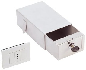 Cassaforte nascosta TECHNOMAX SM/1 a incasso L 11 x H 6.5 x P 18 cm