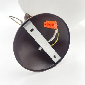 Lampada da parete COBRA 1xE27/60W/230V bronzo/patina