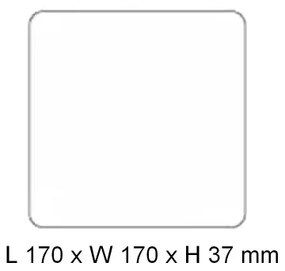 LED plafoniera SAMSUNG CHIP LED/20W/230V 3000K