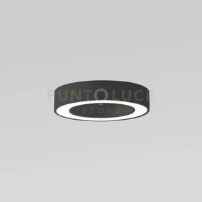 Flor p/p - plafoniera colore nero a led 3000k 2100lm 30w dimmerabil...