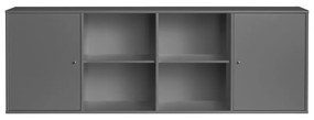 Cassettiera bassa antracite 176x61 cm Mistral - Hammel Furniture