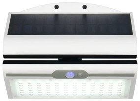 Illuminazione esterna LED con alimentazione a pannelli solari da parete (altezza totale 18,5 cm) Macapa – Reality