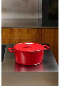 Casseruola in ghisa con coperchio incluso adatta all'induzione 5,5 l Mattia 3.0 – FABINI