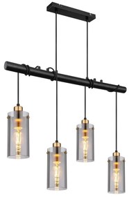 Globo 15564-4H - Lampadario a sospensione con filo FANNI 4xE27/40W/230V