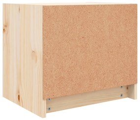 Comodini 2 pz 40x31x35,5 cm in Legno Massello di Pino