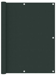 Paravento Da Balcone Verde Scuro 120x500 Cm Tessuto Oxford /