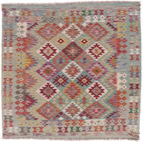 Kilim Tappeto 150x150 (Afghanistan) Tessuto A Mano