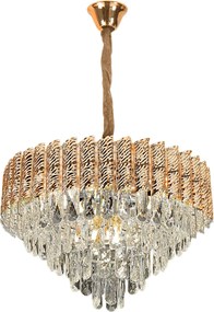 Lampada Cristal G054-CP 50cm GOLD
