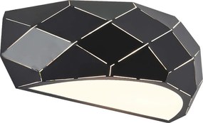 Applique da parete REUS 1xE27/40W/230V, nero