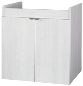 Mobile lavanderia Exe 2 ante in truciolare olmo perla P 50 x L 60 x H 65 cm
