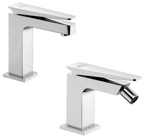 Set miscelatori lavabo + bidet Jacuzzi | rubinetteria Beam per piletta click clack