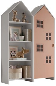 Armadio a giorno bianco e rosa per bambini 115x171,5 cm CASAMI BRUGES - Vipack