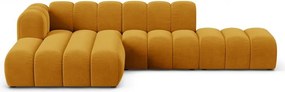 Divano angolare giallo ad angolo sinistro Lupine - Micadoni Home