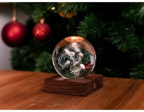 Decorazione luminosa marrone scuro con ricarica USB Amber – Gingko