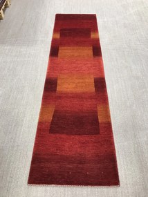 Loribaft Tappeto 80 x 290 Giallo (Iran) Annodato A Mano