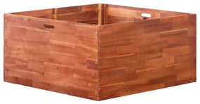 Letto Rialzato Da Giardino İn Legno Di Acacia 100x100x50 Cm /