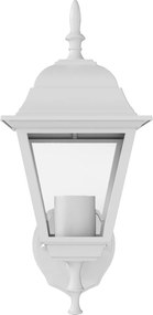 Applique Lanterna da Esterno E27 IP54 Bianca - Serie ALFIERI 1A