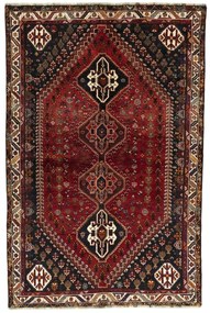 Shiraz Tappeto persiano 170 x 260 Rosso (Iran) Annodato A Mano