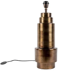 Lampada da tavolo Art Déco bronzo senza paralume - BRUUT