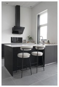 Sgabello da bar bianco (altezza seduta 65 cm) Badalona - House Nordic