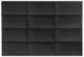 Pannello da parete testata 180 cm Velluto Grigio - BONTE di Pascal Morabito