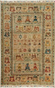 Samarkand Tappeto orientale 80x120 (Pakistan) Annodato A Mano