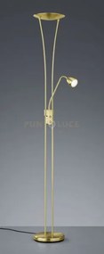 Arizona piantana led 19w 2200lm 3000k acciaio colore ottone h180cm ...
