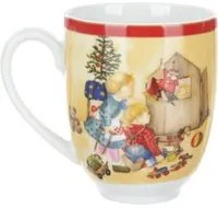 Tazza mug natalizia teatrino 440 ml porcellana