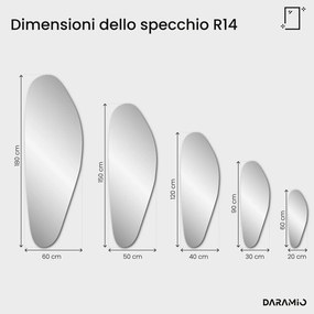 Specchio stretto e allungato – Pure Collection R14