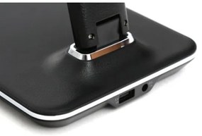 Immax 08930L - LED Lampada da tavolo dimmerabile con display KINGFISHER LED/9W/230V/12V nero