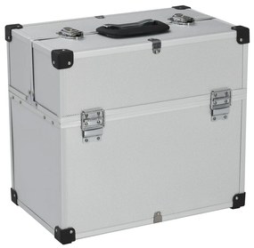 Valigetta Per Attrezzi 38x22,5x34 Cm Argento İn Alluminio /