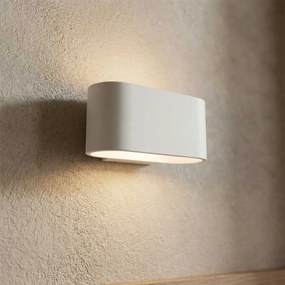 Applique da Parete LINEAR in Gesso Pitturabile G9