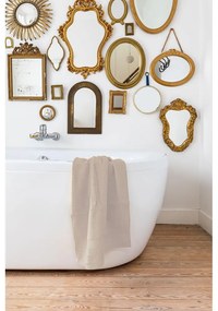 Asciugamano marrone sabbia , 50 x 100 cm - Tiseco Home Studio